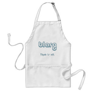 blarg. förkläde