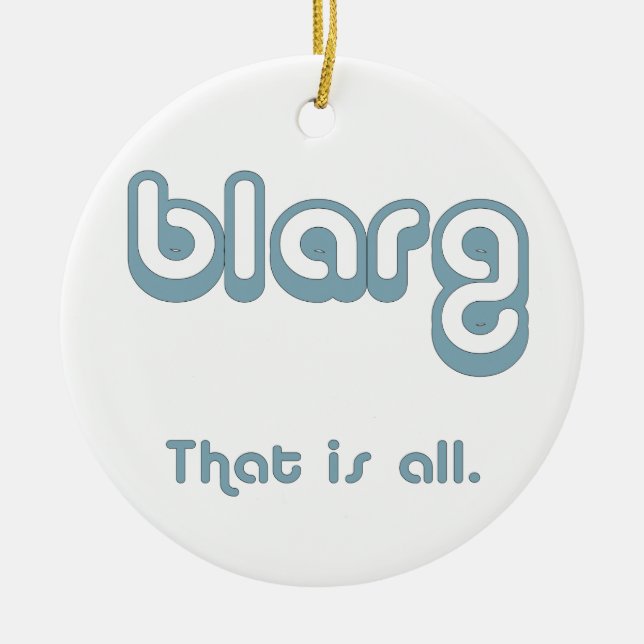 blarg. julgransprydnad keramik (Framsidan)