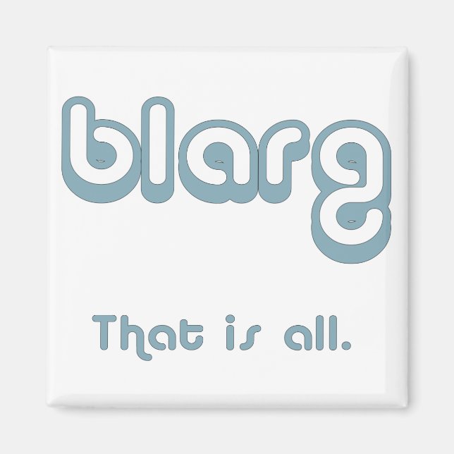 blarg. magnet (Framsidan)