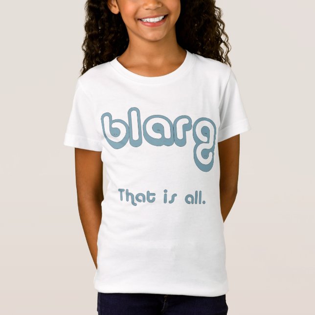 blarg. t shirt (Framsida)
