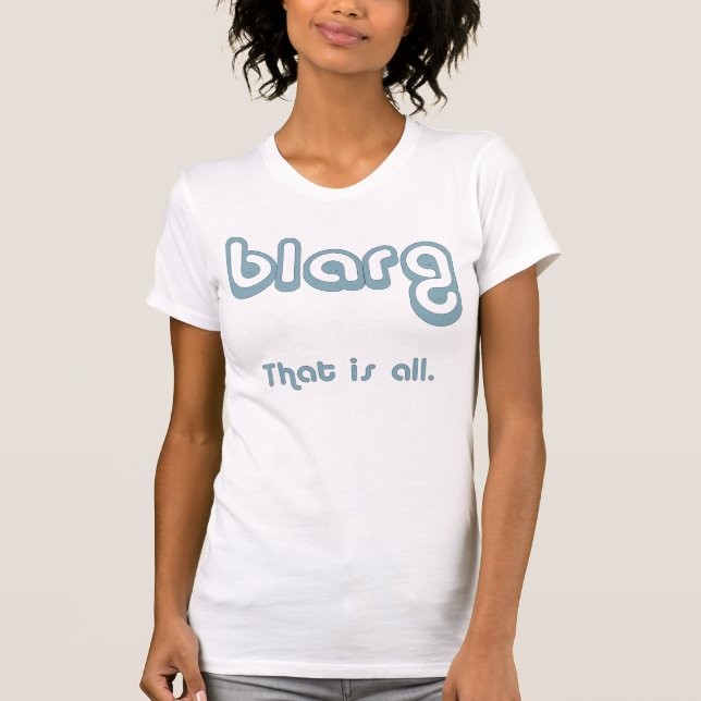 blarg. t shirt (Framsida)