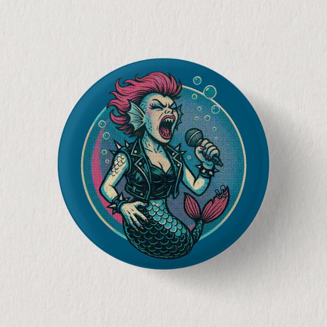 Blaring Siren Knapp (Framsida)