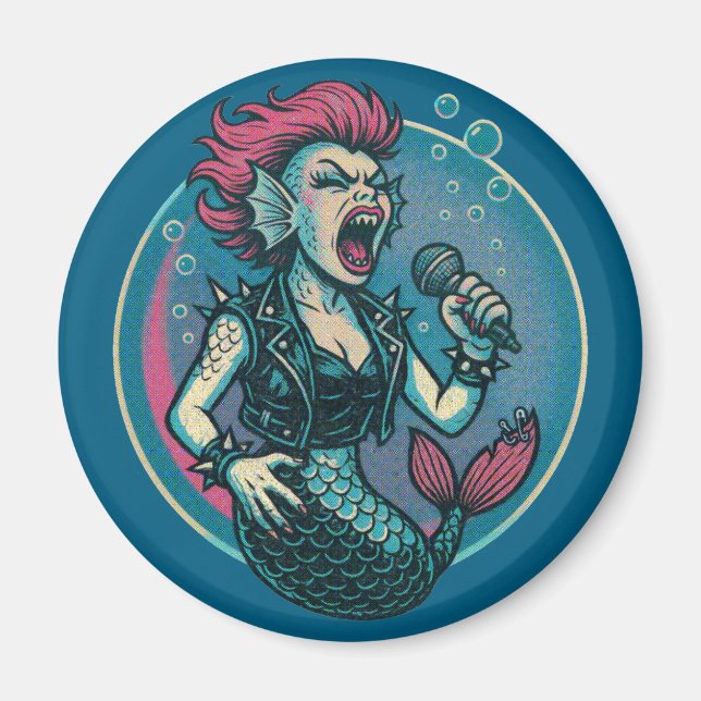 Blaring Siren Magnet (Framsidan)