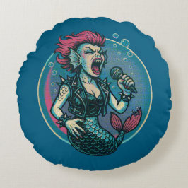 Blaring Siren Rund Kudde