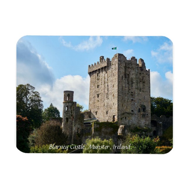 Blarney Castle, County Cork, Irland Magnet (Horisontell)