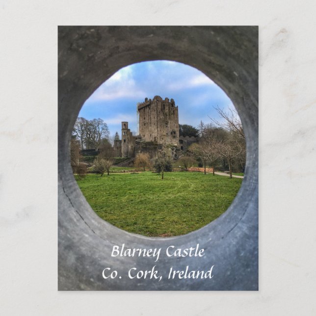 Blarney Castle, County Kork, Ireland Postcard Vykort (Framsida)