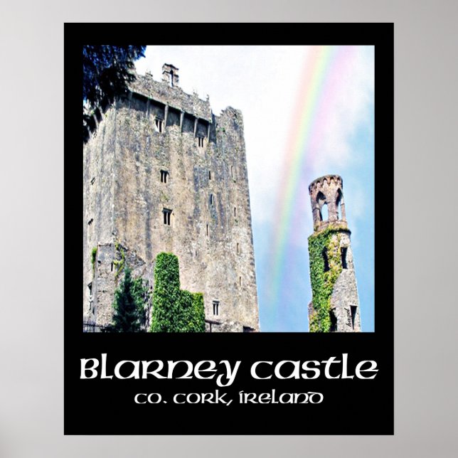 Blarney Castle, Irland. Iriska, Poster, gåvor Poster (Framsidan)