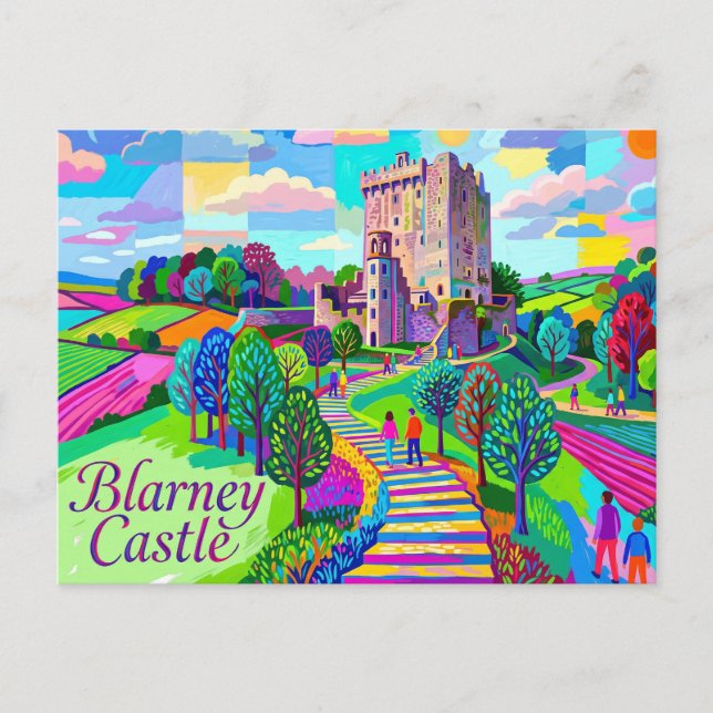 Blarney Castle Irland Vykort (Framsida)