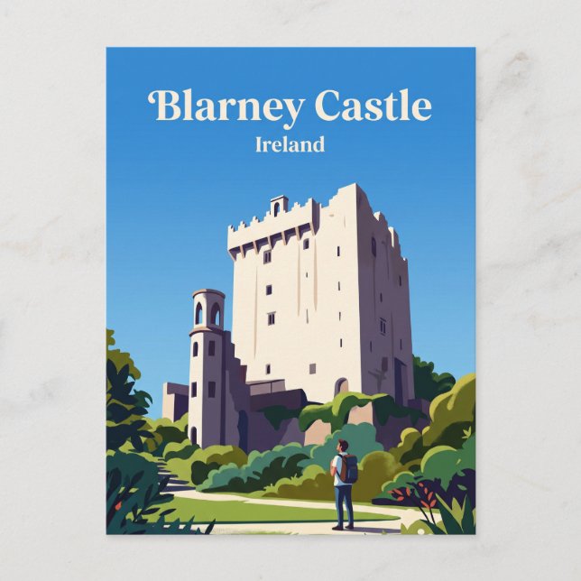 Blarney Castle Irland Vykort (Framsida)