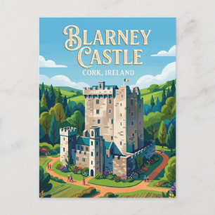 Blarney Castle Irland Vykort