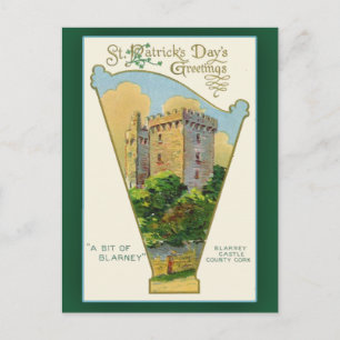 Blarney Castle St. Patrick's Day Cards Vykort