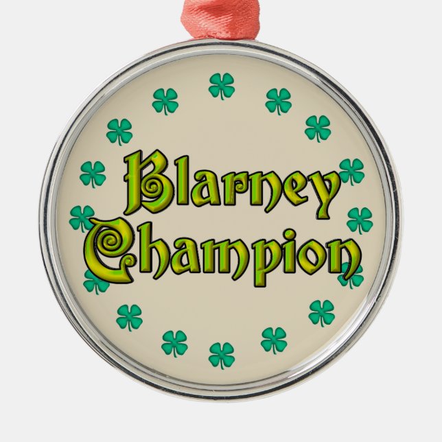 Blarney Champion medal Metall Ornament (Framsidan)