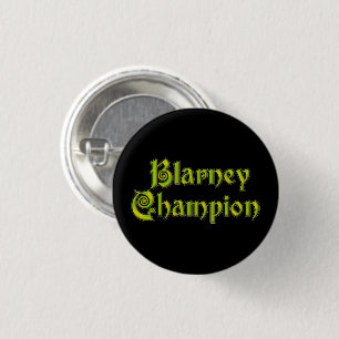 Blarney Champion svart liten knapp
