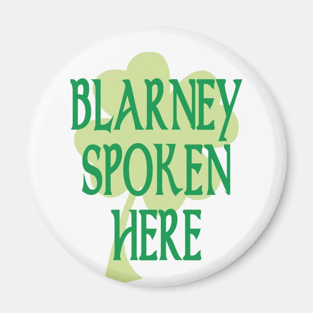 Blarney Spoken här Magnet (Framsidan)