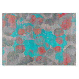 Blåröd konst av romantisk blommigt/blomma mönster