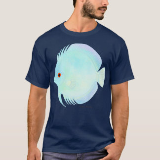 Blåromb Discus Fish T Shirt