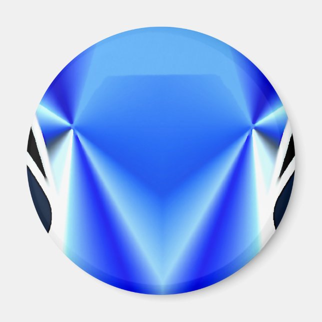 Blåromb, magnet (Framsidan)