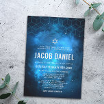 BlårymdsGalaxy Pub Mitzvah-inbjudningar Inbjudningar<br><div class="desc">Modern rymd kallades Pub Mitzvah inbjudningar i blått och svart. Den här unika galaxdesignen är perfektens val för alla barn som kärlek rymden. Anpassa enkelt för evenemanget med hjälp av onlinen fält.</div>