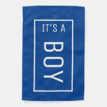 BLÅS DET ÄR EN FLAGGA FÖR BOY GENDER REVEAL