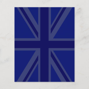 Blås för en union Jack British Flagga Flygblad