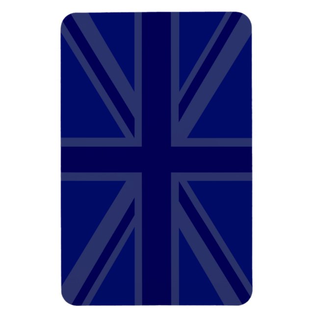 Blås för en union Jack British Flagga Magnet (Vertikal)