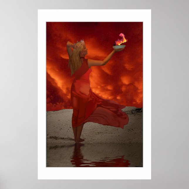 BLAS "GODDESS of BRRE"-SKRIV Poster (Framsidan)