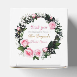 Blås Romantik:Rosa ros Möhippa Tack Presentaskar