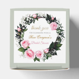 Blås Romantik:Rosa ros Möhippa Tack Presentaskar