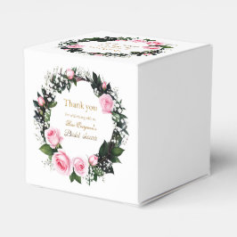 Blås Romantik:Rosa ros Möhippa Tack Presentaskar