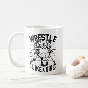 Blås som en flicka, Fighter Dam, feministisk makt Kaffemugg