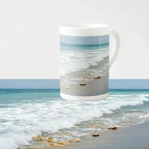 Blås Sten Jupiter Florida Benporslin Mugg