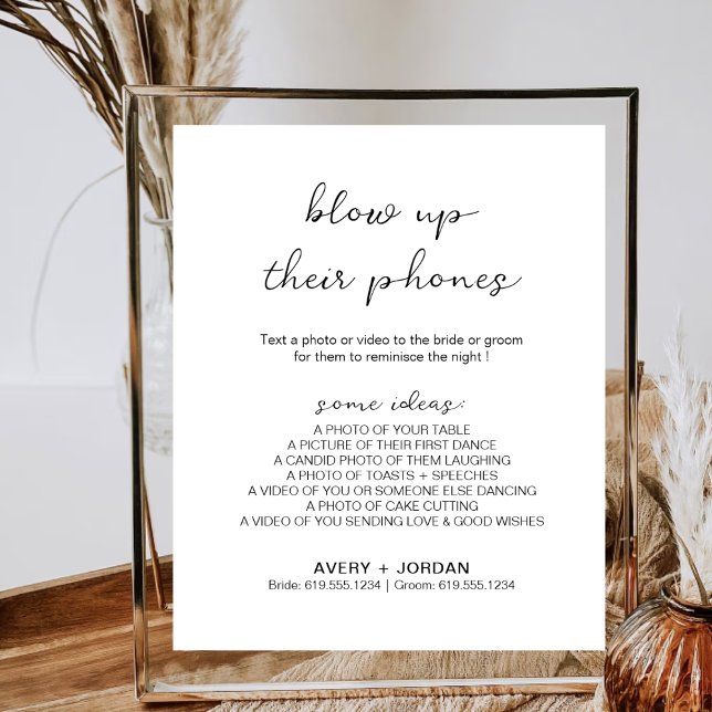 Blås upp deras Mobila moderna Bröllop-fotohunt-spe Poster (Skapare uppladdad)