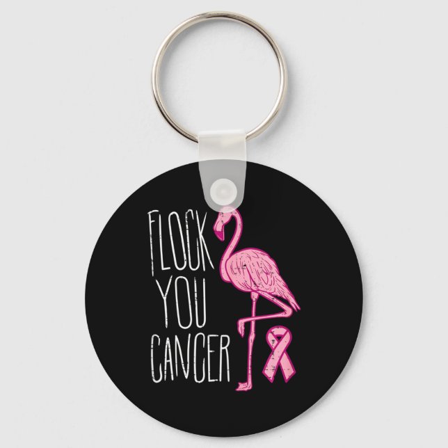 Blås upp dig Blåfenad cancersvampinfektion Rosa Me Nyckelring (Framsida)