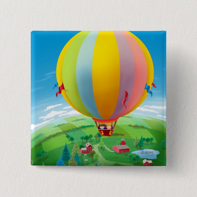 Blåsa i vinden knapp (Framsida)