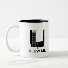 BLÅSA MIG Två-Tonad MUGG