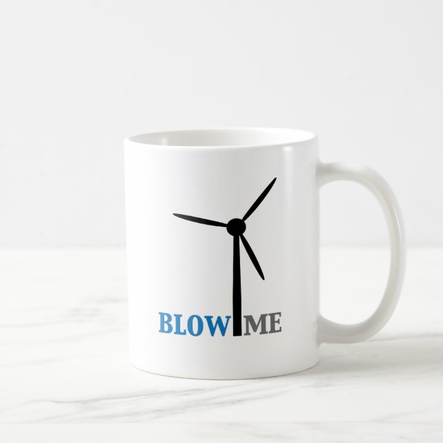 blåsa mig vindturbinen kaffemugg (Höger)