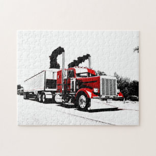 Blåsa till och med det Peterbilt pussel
