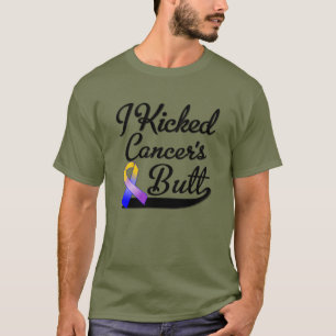 Blåsacancer sparkade jag ändan tee shirt