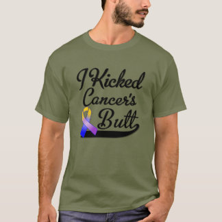 Blåsacancer sparkade jag ändan tee shirt