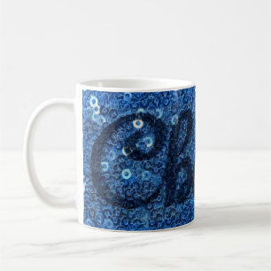 Blåsädessaquiner Cheers Coffee Firande Mugg