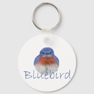blåsångarekeychain nyckelring