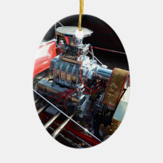 Blåsare V8 Julgransprydnad Keramik