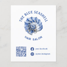 Blåsäsongsbunden logotyp flygblad