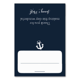 Blåsätskort för ankarflottan bordsnummer