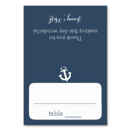 Blåsätskort för ankarflottan bordsnummer