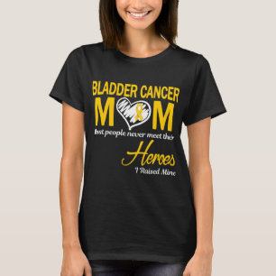 Blåscancer Mamma Jag Uppfostrade Min T Shirt
