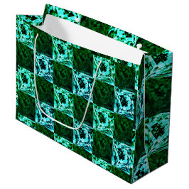 Blåschack eller cyan av grönt och himlar, med rekt