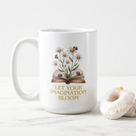 Blåser Bok. Låt din bildskärmsbloom Kaffemugg