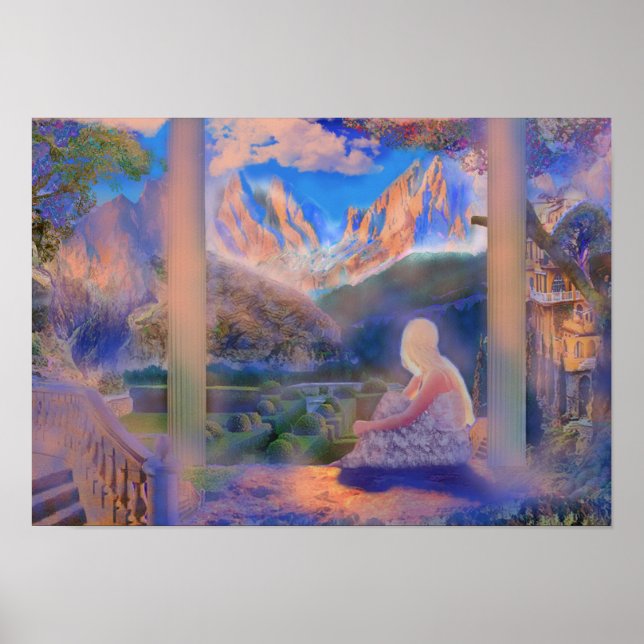 Blåserenreflektion Poster (Framsidan)