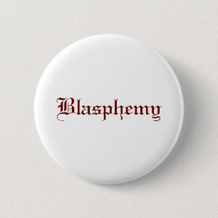 Blasfemi (röd) knapp